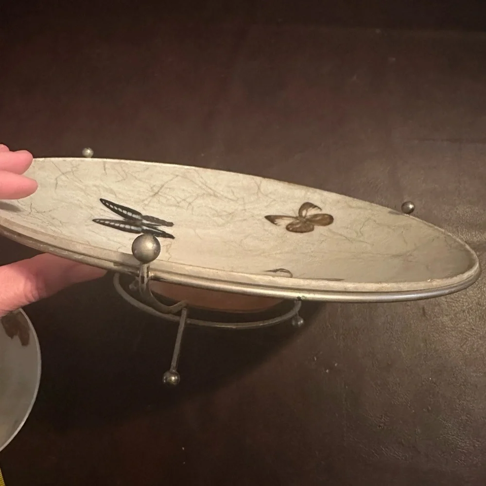 Vintage atomic style chip & dip set
